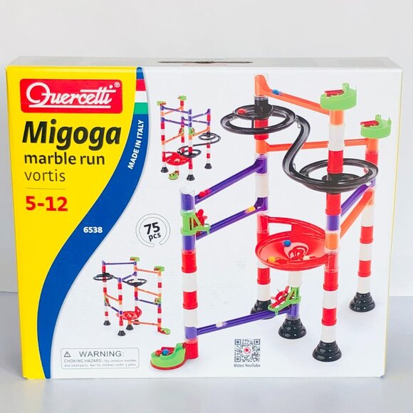 Quercetti  75 Pcs Migoga Marble Run Vortis New Sealed For Age 5-12 Years Old - Picture 7 of 13